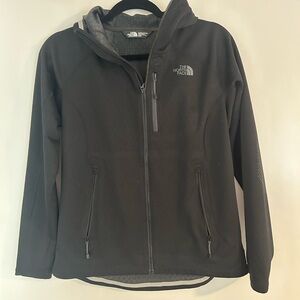 Women’s The North Face Black and Gray Softshell Jacket